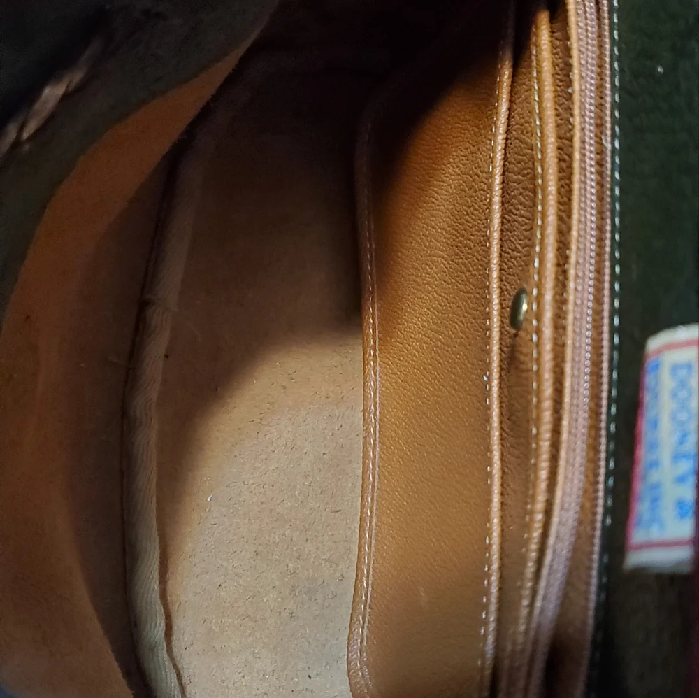 Vintage 1990s Teton Dooney and Bourke Saddle Bag Drawstring Purse USA Made - Picture 8 of 13